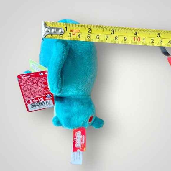 GUND Drop Elephant plush Stuffed Animal Blue-Green Series 1 Tony Trunks Soft New - Picture 4 of 15